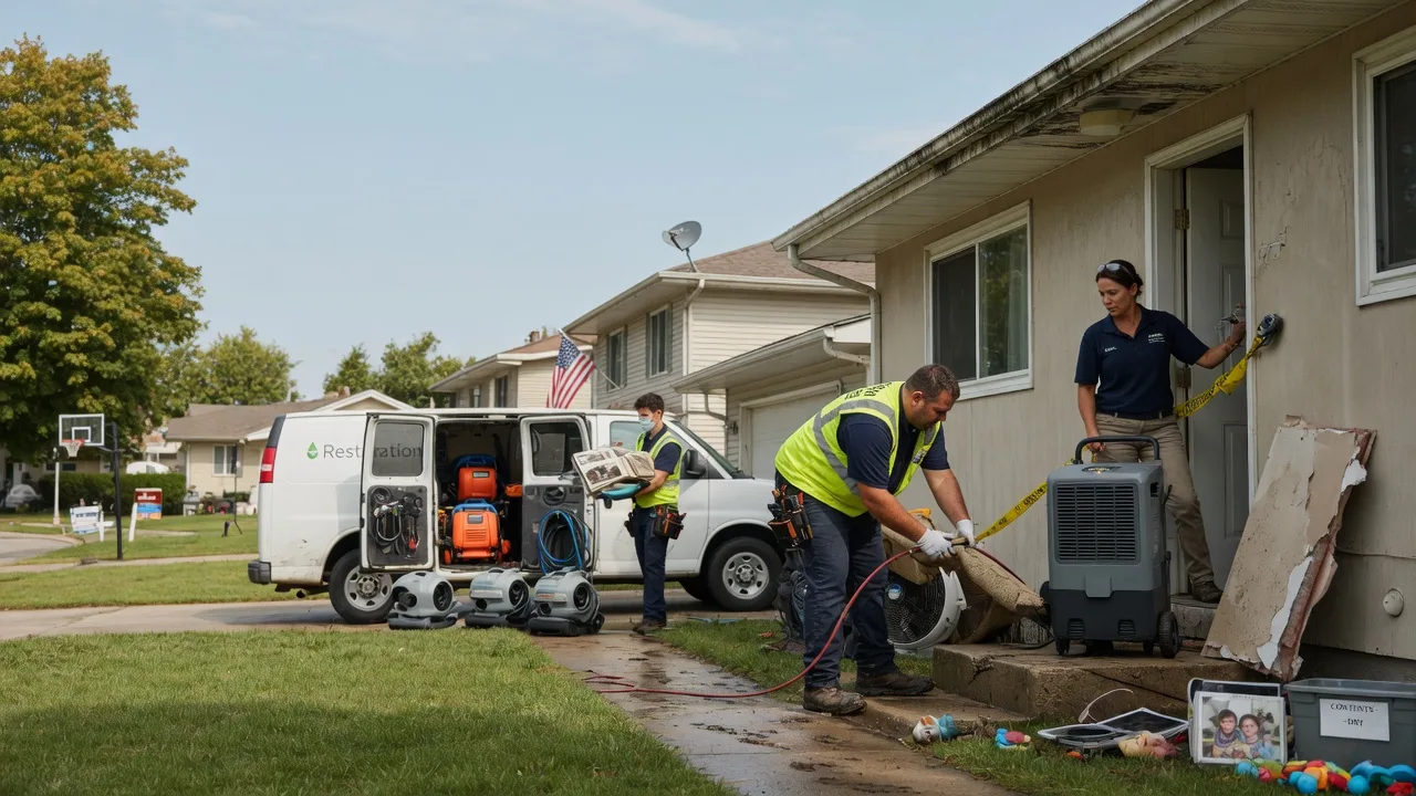 Water Damage Restoration in Belle Center, OH near me